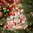 Baked With Love, Personalized Custom Acrylic Ornament, Gift For Bakers - 3