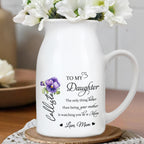 To My Daughter Watching You Be A Mom - Personalized Custom Vase - Gift For Daughters - 1