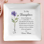 To My Daughter On Your Wedding Day, Jewelry Dish, Gift For Bride - 1