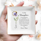 To My Daughter On Your Wedding Day, Jewelry Dish, Gift For Bride - 2
