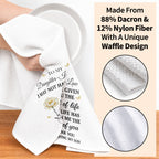 Personalized "To My Daughter-In-Law" Kitchen Towel - Custom Cotton Dish Towel - Mother's Day, Wedding, Housewarming Gift for Her - 6