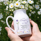 To My Daughter-in-Law Flower Vase, Personalized Gift for Daughter-in-Law - 3