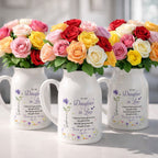 To My Daughter-in-Law Flower Vase, Personalized Gift for Daughter-in-Law - 7