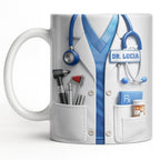 Customize With Your Favorite Doctor's Name And Tools, Coffee Mug, Gift For Medical Professionals - 12