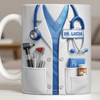 Customize With Your Favorite Doctor's Name And Tools, Coffee Mug, Gift For Medical Professionals - 11