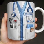 Customize With Your Favorite Doctor's Name And Tools, Coffee Mug, Gift For Medical Professionals - 2