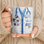 Customize With Your Favorite Doctor's Name And Tools, Coffee Mug, Gift For Medical Professionals - 7