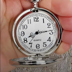 Personalized "To My Brother" Pocket Watch - Custom Engraved Quartz Vintage Watch with Chain - Birthday, Wedding Day Keepsake Gift for Him - 10