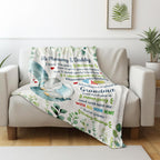 Custom "Love From Baby Bump" Blanket - Personalized Flannel Fleece Baby Shower Throw Blanket - Gift for Expecting Parents, New Mom - 2