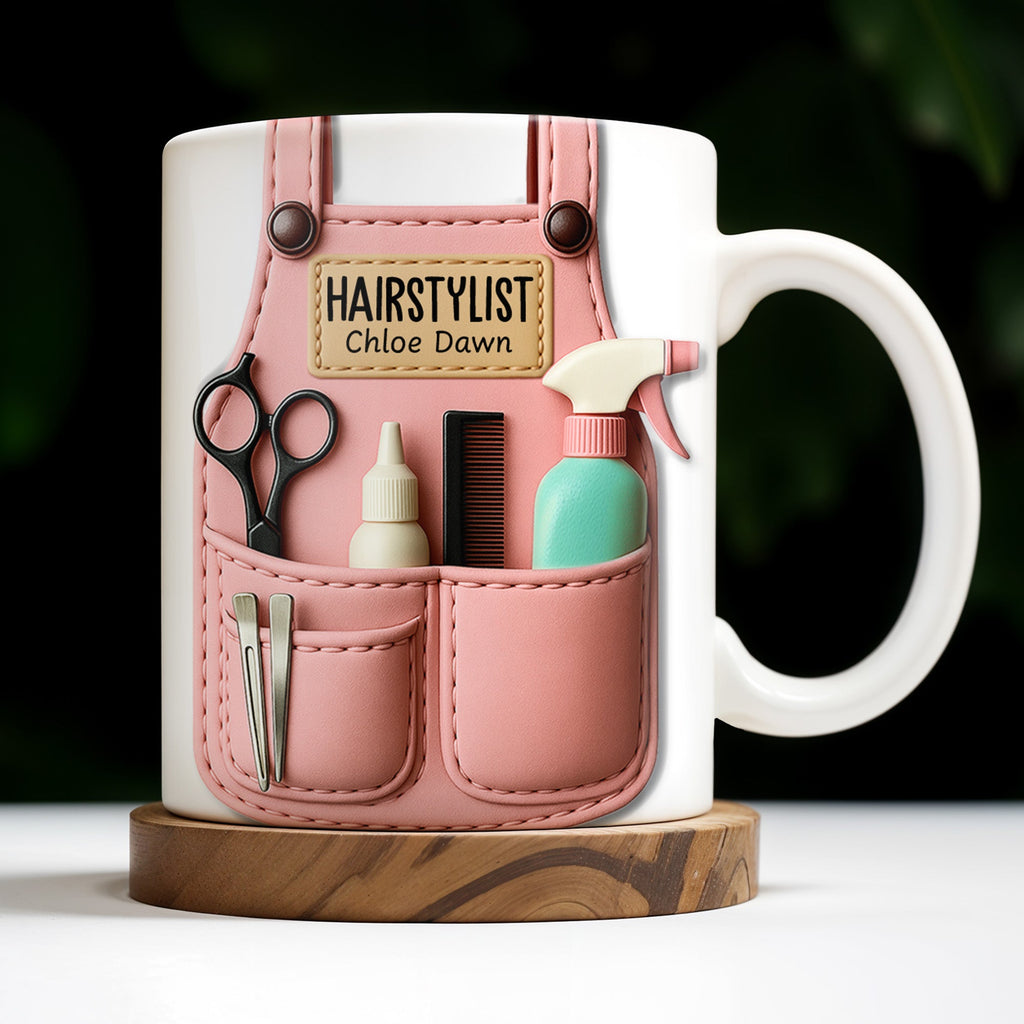 HAIRSTYLIST Chloe Dawn, Personalized Custom Coffee Mug, Gift For Hairstylists - 9