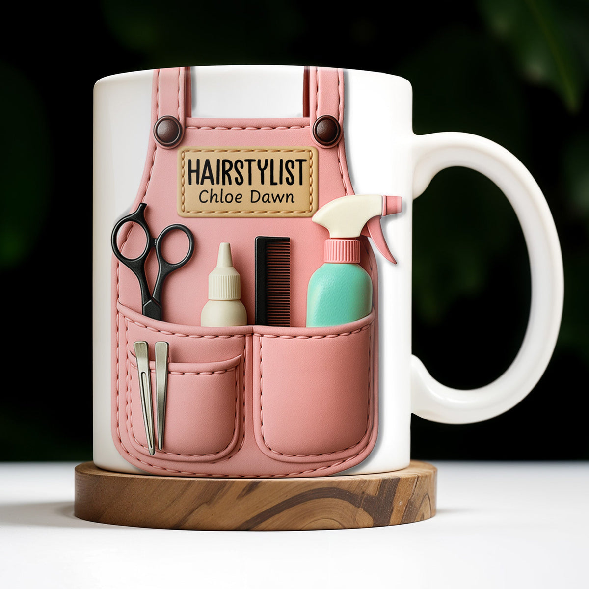 HAIRSTYLIST Chloe Dawn, Personalized Custom Coffee Mug, Gift For Hairstylists - 9