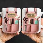 HAIRSTYLIST Chloe Dawn, Personalized Custom Coffee Mug, Gift For Hairstylists - 2