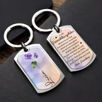 Straighten Your Crown - Inspirational Personalized Custom Keychain - Gift For Granddaughters - 3