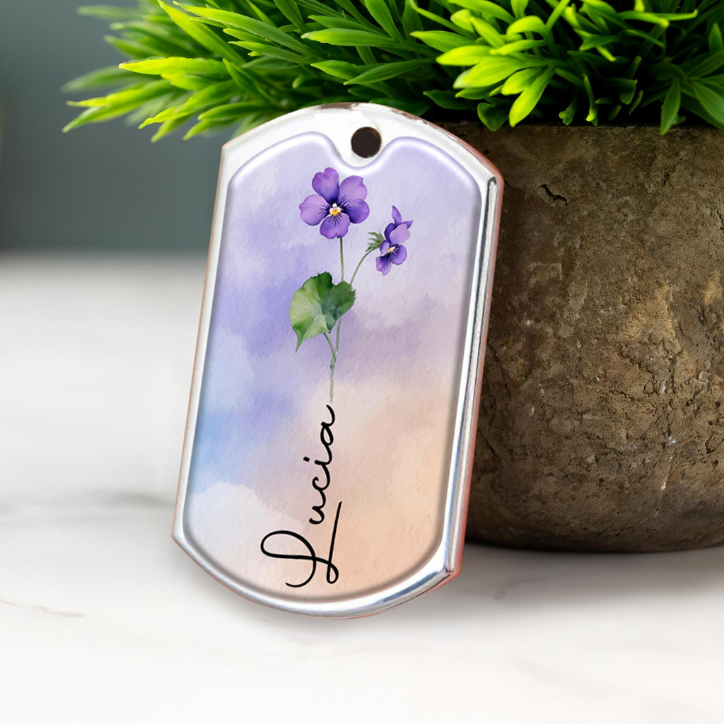 Straighten Your Crown - Inspirational Personalized Custom Keychain - Gift For Granddaughters - 6