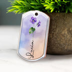 Straighten Your Crown - Inspirational Personalized Custom Keychain - Gift For Granddaughters - 6