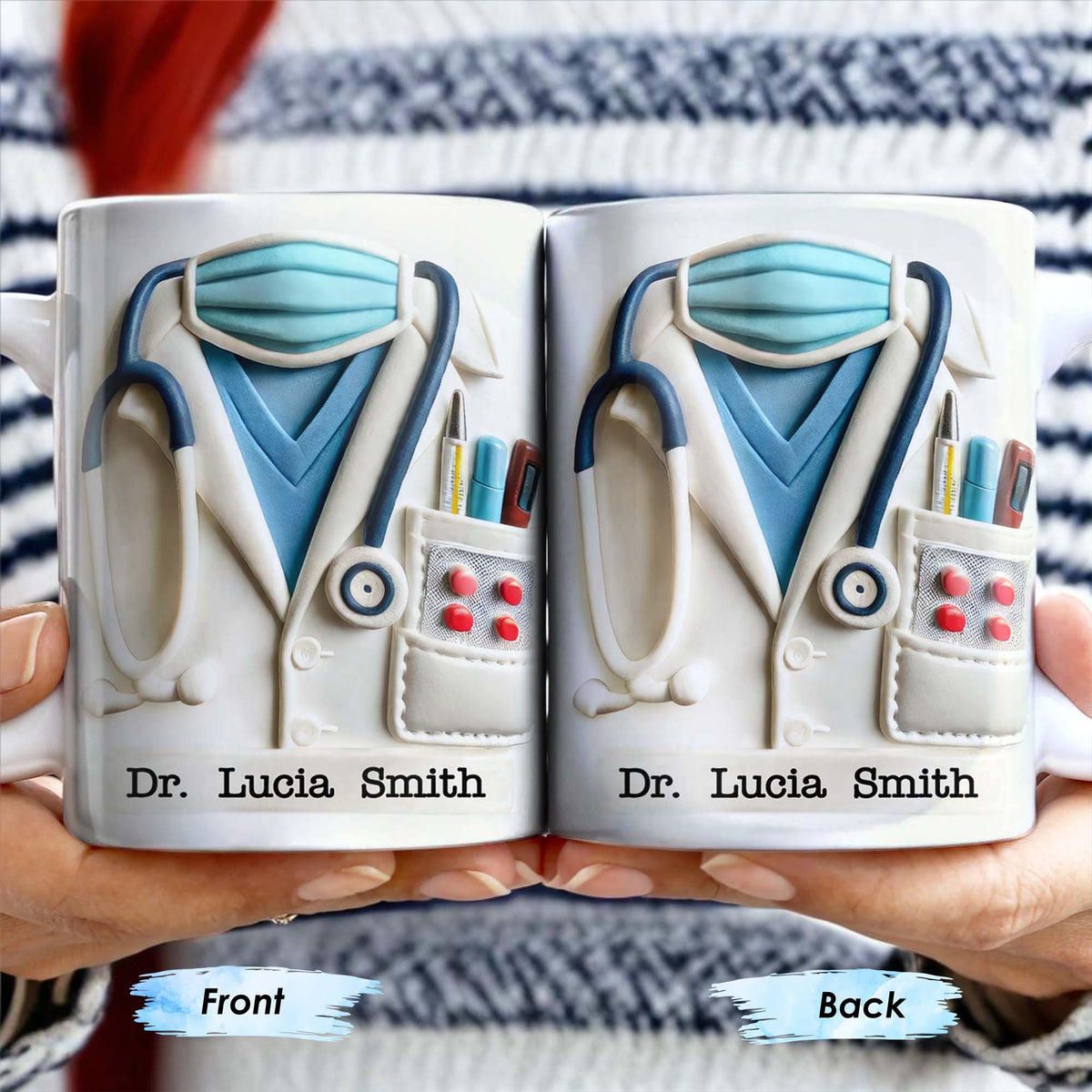 Celebrate Everyday Heroes With Medical Professional Gifts, Personalized Custom Coffee Mug, Gift for Healthcare Workers - 10