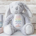 I Am Kind, I Am Smart, I Am Brave, Stuffed Bunny, Gift For Daughters - 3
