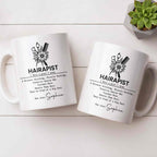 Personalized "Hairapist Miracle Worker" Coffee Mug - Custom 11oz Ceramic Cup - Funny Gift for Hair Stylists, Hairdressers, Cosmetologists - 7