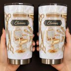 "Mastering The Art Of Style" 20oz Tumbler - Stainless Steel Personalized Travel Coffee Mug - Gift for Hair Stylists, Barbers, Hairdressers - 5