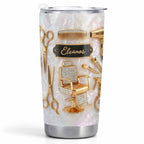 "Mastering The Art Of Style" 20oz Tumbler - Stainless Steel Personalized Travel Coffee Mug - Gift for Hair Stylists, Barbers, Hairdressers - 10