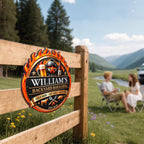My Backyard Bar & Grill, Personalized Metal Sign, Gift For Dad And BBQ Lovers - 4