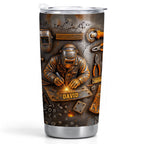 Gift For Welders Showcasing Craftsmanship and Tools,Stainless Steel Tumbler,Gift For Handyman - 9