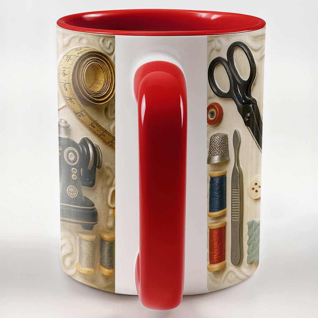 Perfect Gift For Creative Souls With Sewing Theme,Custom Accent Mug,Gift For Crafters - 8