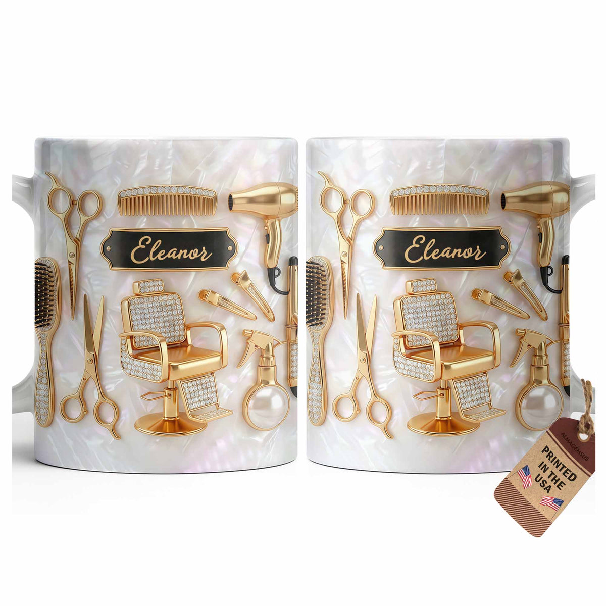 Personalized "Master of Style" Coffee Mug - Custom 11oz Ceramic Tea Cup - Professional Gift for Hairstylists, Hairdressers, Barbers - 14