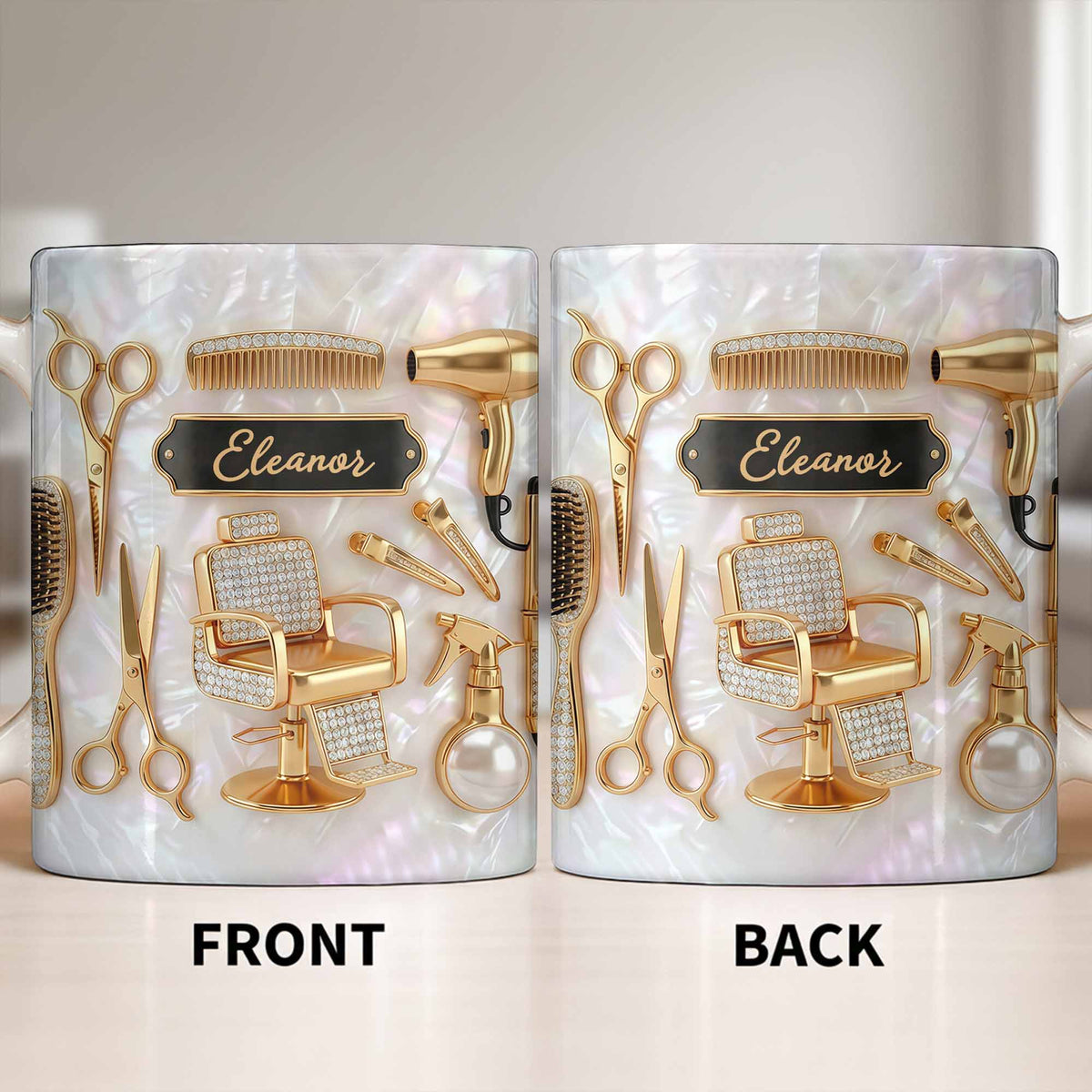 Personalized "Master of Style" Coffee Mug - Custom 11oz Ceramic Tea Cup - Professional Gift for Hairstylists, Hairdressers, Barbers - 10
