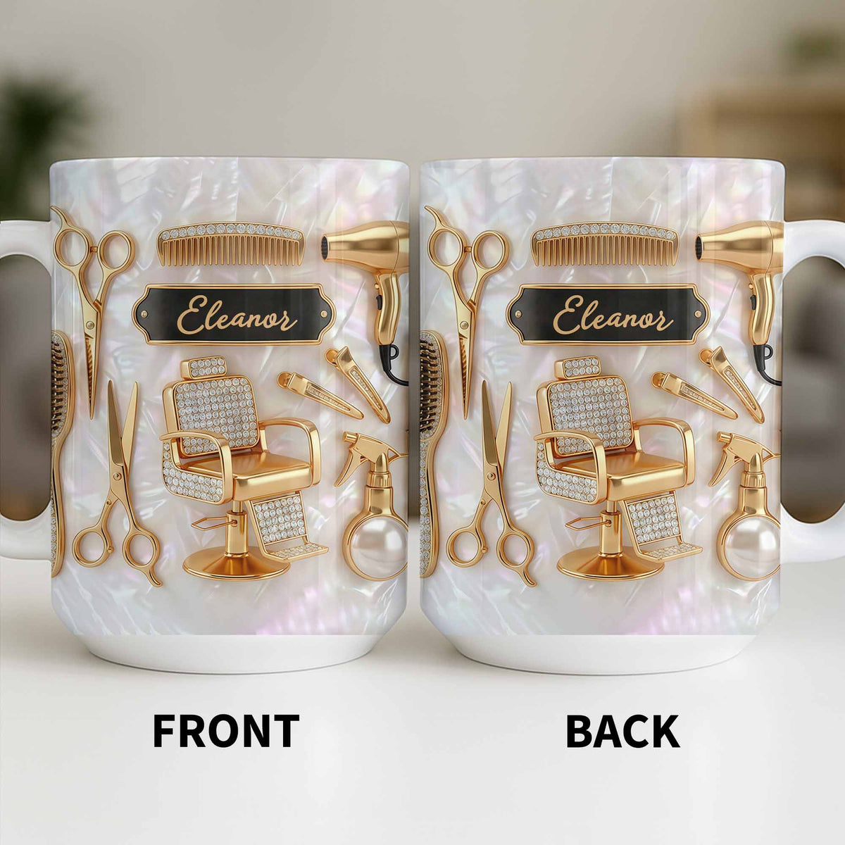 Personalized "Master of Style" Coffee Mug - Custom 11oz Ceramic Tea Cup - Professional Gift for Hairstylists, Hairdressers, Barbers - 11
