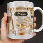 Personalized "Master of Style" Coffee Mug - Custom 11oz Ceramic Tea Cup - Professional Gift for Hairstylists, Hairdressers, Barbers - 1