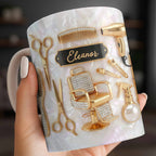 Personalized "Master of Style" Coffee Mug - Custom 11oz Ceramic Tea Cup - Professional Gift for Hairstylists, Hairdressers, Barbers - 5