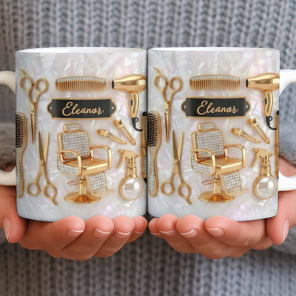 Personalized "Master of Style" Coffee Mug - Custom 11oz Ceramic Tea Cup - Professional Gift for Hairstylists, Hairdressers, Barbers - 6
