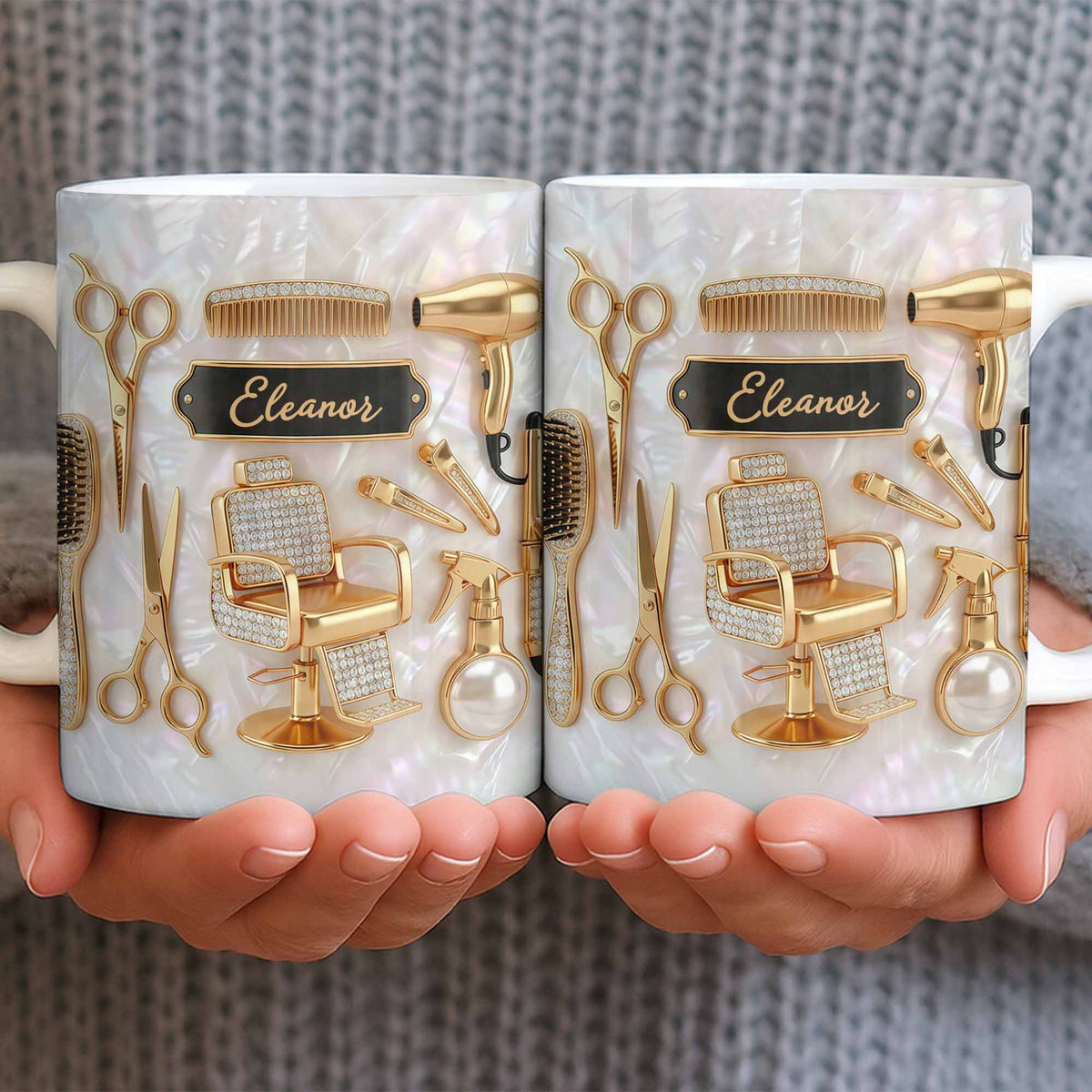 Personalized "Master of Style" Coffee Mug - Custom 11oz Ceramic Tea Cup - Professional Gift for Hairstylists, Hairdressers, Barbers - 6