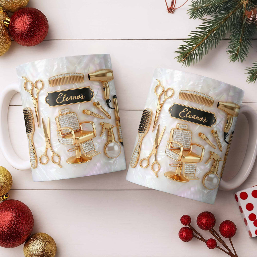 Personalized "Master of Style" Coffee Mug - Custom 11oz Ceramic Tea Cup - Professional Gift for Hairstylists, Hairdressers, Barbers - 7