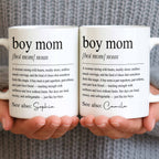Boy Mom Dictionary Definition, Personalized Custom Coffee Mug, Gift for Mom - 6