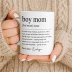 Boy Mom Dictionary Definition, Personalized Custom Coffee Mug, Gift for Mom - 8