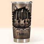 Music Is The Soul Of Life, Stainless Steel Tumbler, Gift For Guitar Lovers - 5
