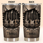 Music Is The Soul Of Life, Stainless Steel Tumbler, Gift For Guitar Lovers - 6