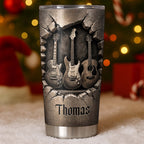 Music Is The Soul Of Life, Stainless Steel Tumbler, Gift For Guitar Lovers - 7