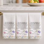 The Bond Between An Aunt & Niece, Personalized Kitchen Towel, Gift For Aunt - 2