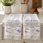 The Bond Between An Aunt & Niece, Personalized Kitchen Towel, Gift For Aunt - 3