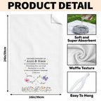 The Bond Between An Aunt & Niece, Personalized Kitchen Towel, Gift For Aunt - 7