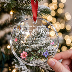 The Love Between An Aunt And Niece, Glass Ornament, Gift For Family - 7