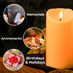 To My Daughter-In-Law, Gift Of Life, Flowers and Butterflies, Custom LED Candle, Gift For Daughter-In-Laws - 5