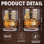 Personalized "To My Dear Son-In-Law" Whiskey Glass - Custom 11oz Rocks Glass Bourbon Cup - Wedding, Birthday Gift for Son in Law - 5