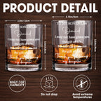 Personalized "To My Son In Law" Whiskey Glass - Custom 11oz Rocks Glass Cup - Birthday, Wedding, Christmas Gift for Son-in-Law - 5