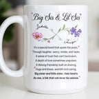 Big Sis And Lil Sis, Personalized Coffee Mug, Gift For Sisters - 10