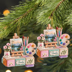 Every Stroke Tells A Story, Personalized Acrylic Ornament, Artist Gift - 5